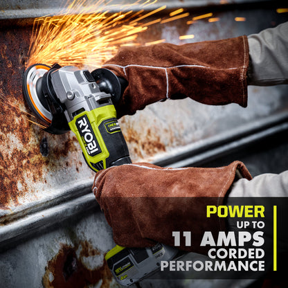 18V ONE+ HP BRUSHLESS 4-1/2″ ANGLE GRINDER/CUT-OFF TOOL KIT | RYOBI