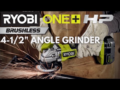 18V ONE+ HP BRUSHLESS 4-1/2″ ANGLE GRINDER/CUT-OFF TOOL KIT | RYOBI