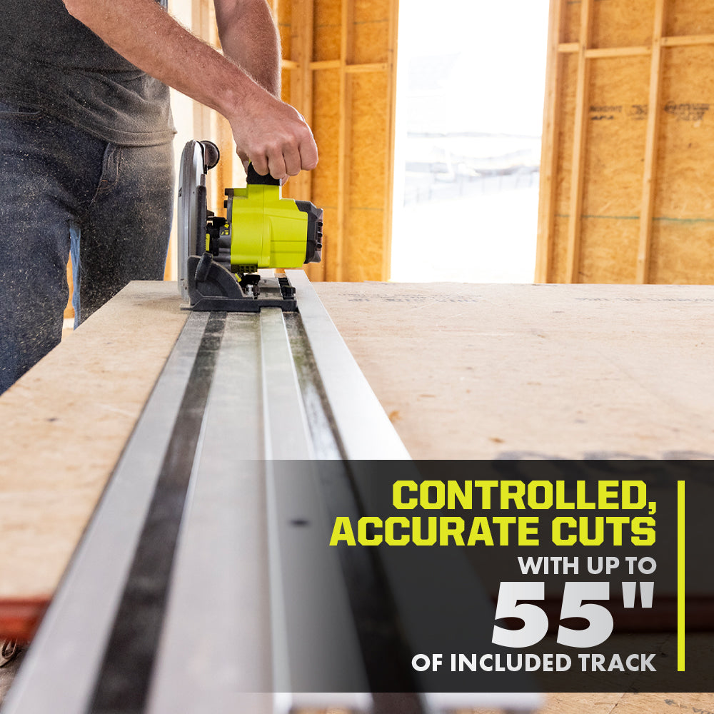 18V ONE+ HP BRUSHLESS 6-1/2″ TRACK SAW | RYOBI