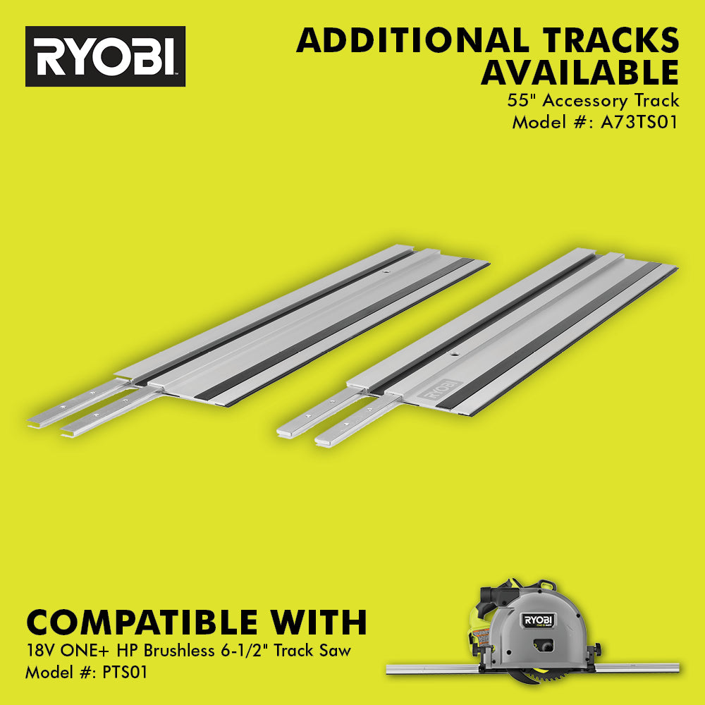 18V ONE+ HP BRUSHLESS 6-1/2″ TRACK SAW | RYOBI