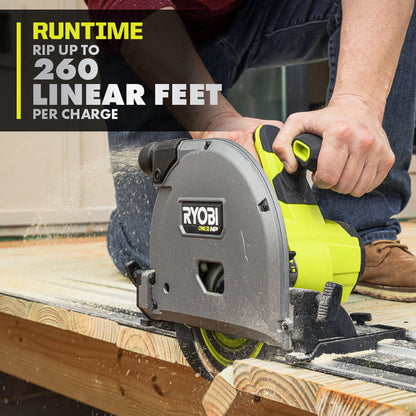 18V ONE+ HP BRUSHLESS 6-1/2″ TRACK SAW KIT | RYOBI