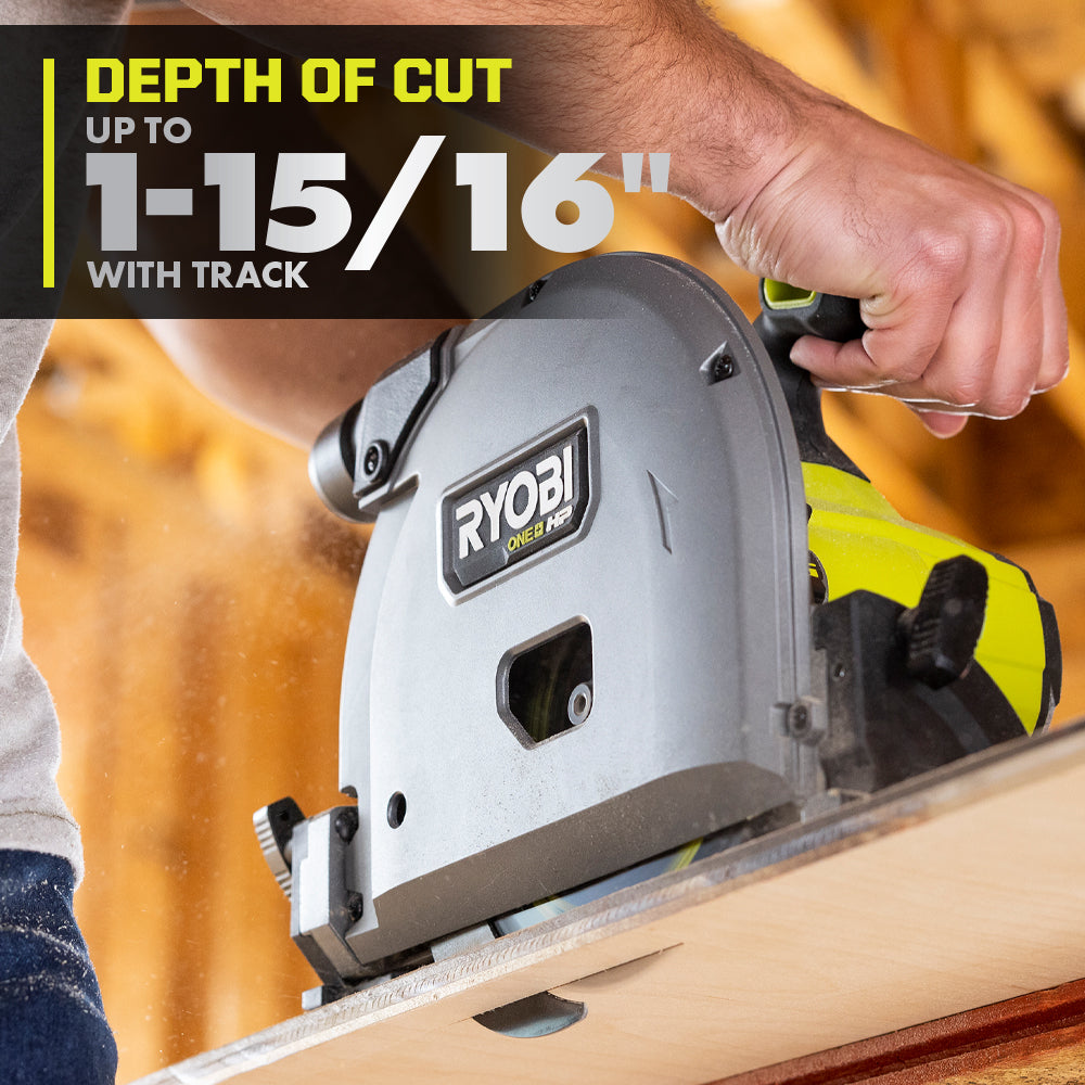 18V ONE+ HP BRUSHLESS 6-1/2″ TRACK SAW KIT | RYOBI