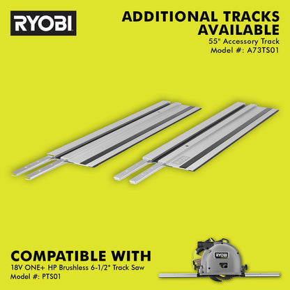 18V ONE+ HP BRUSHLESS 6-1/2″ TRACK SAW KIT | RYOBI