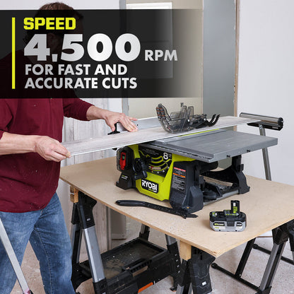 18V ONE+ HP BRUSHLESS 8-1/4″ TABLE SAW | RYOBI