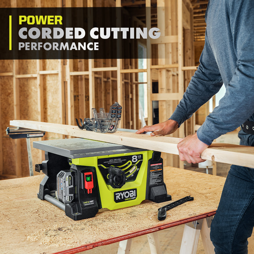 18V ONE+ HP BRUSHLESS 8-1/4″ TABLE SAW KIT | RYOBI