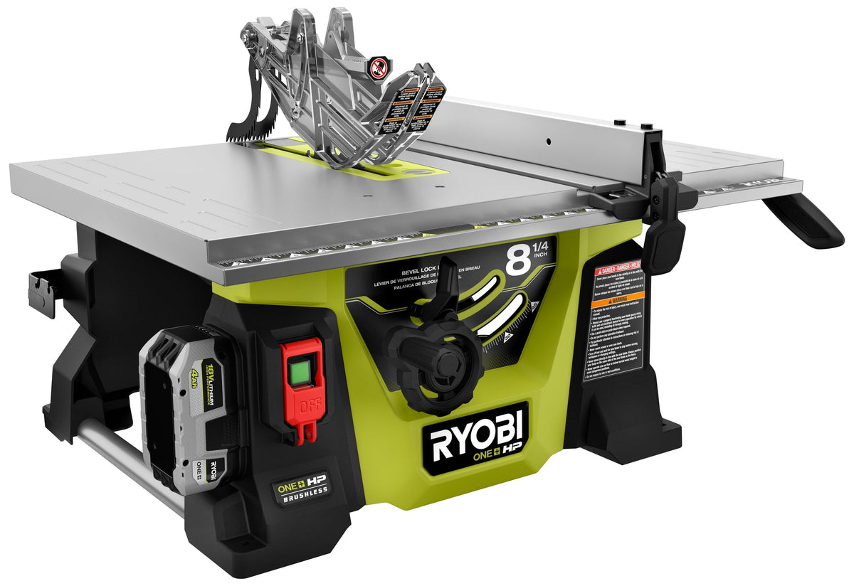 18V ONE+ HP BRUSHLESS 8-1/4″ TABLE SAW KIT | RYOBI