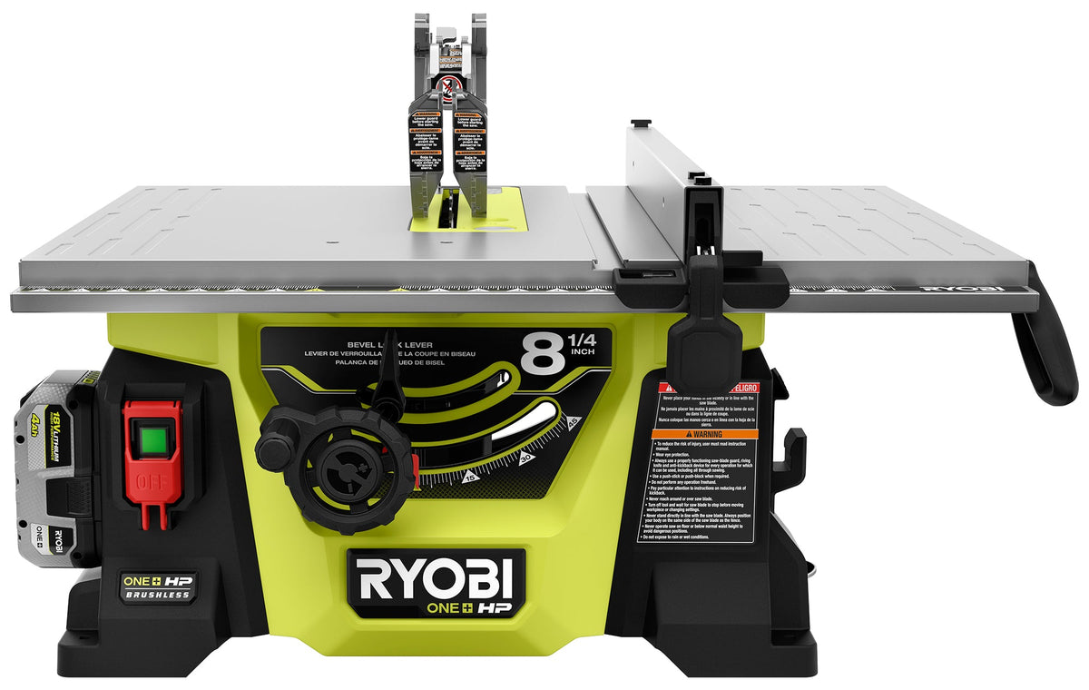 18V ONE+ HP BRUSHLESS 8-1/4″ TABLE SAW KIT | RYOBI