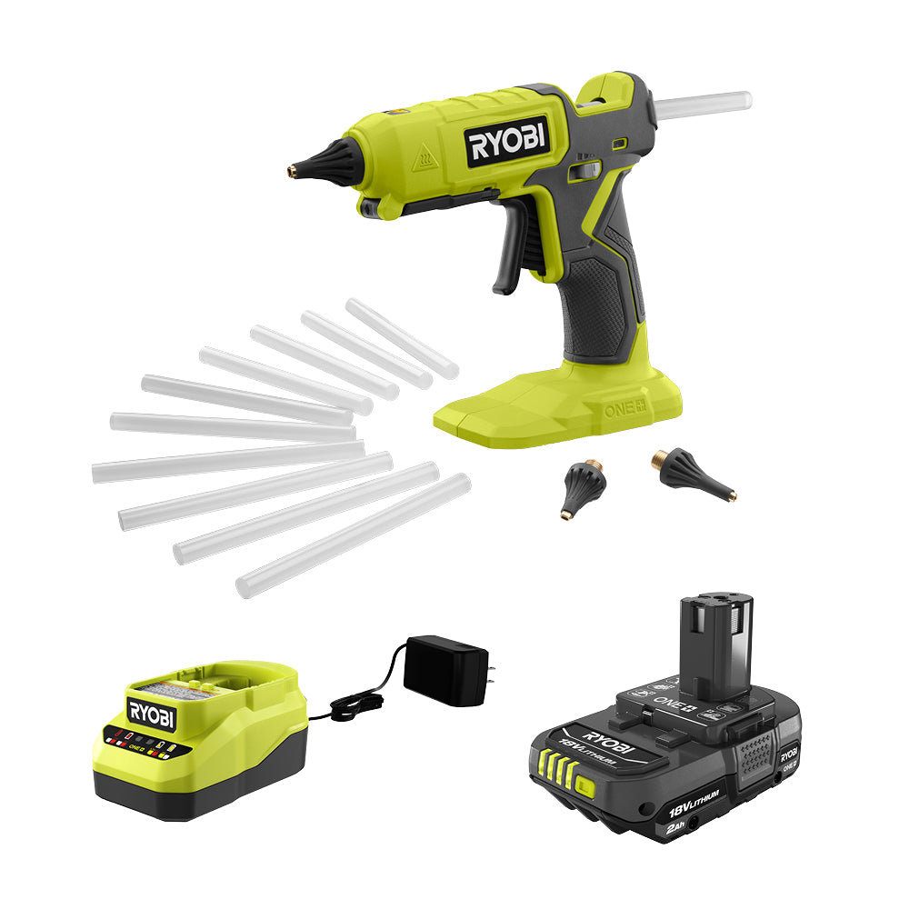 18V ONE+ DUAL TEMPERATURE GLUE GUN KIT | RYOBI