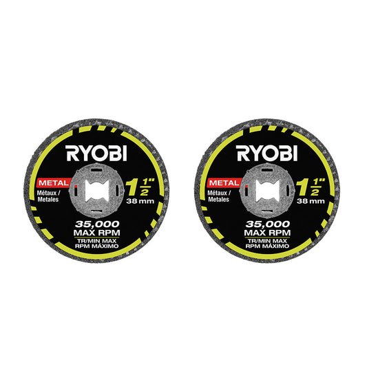 2 PC. 1-1/2″ METAL GRINDING WHEEL | RYOBI