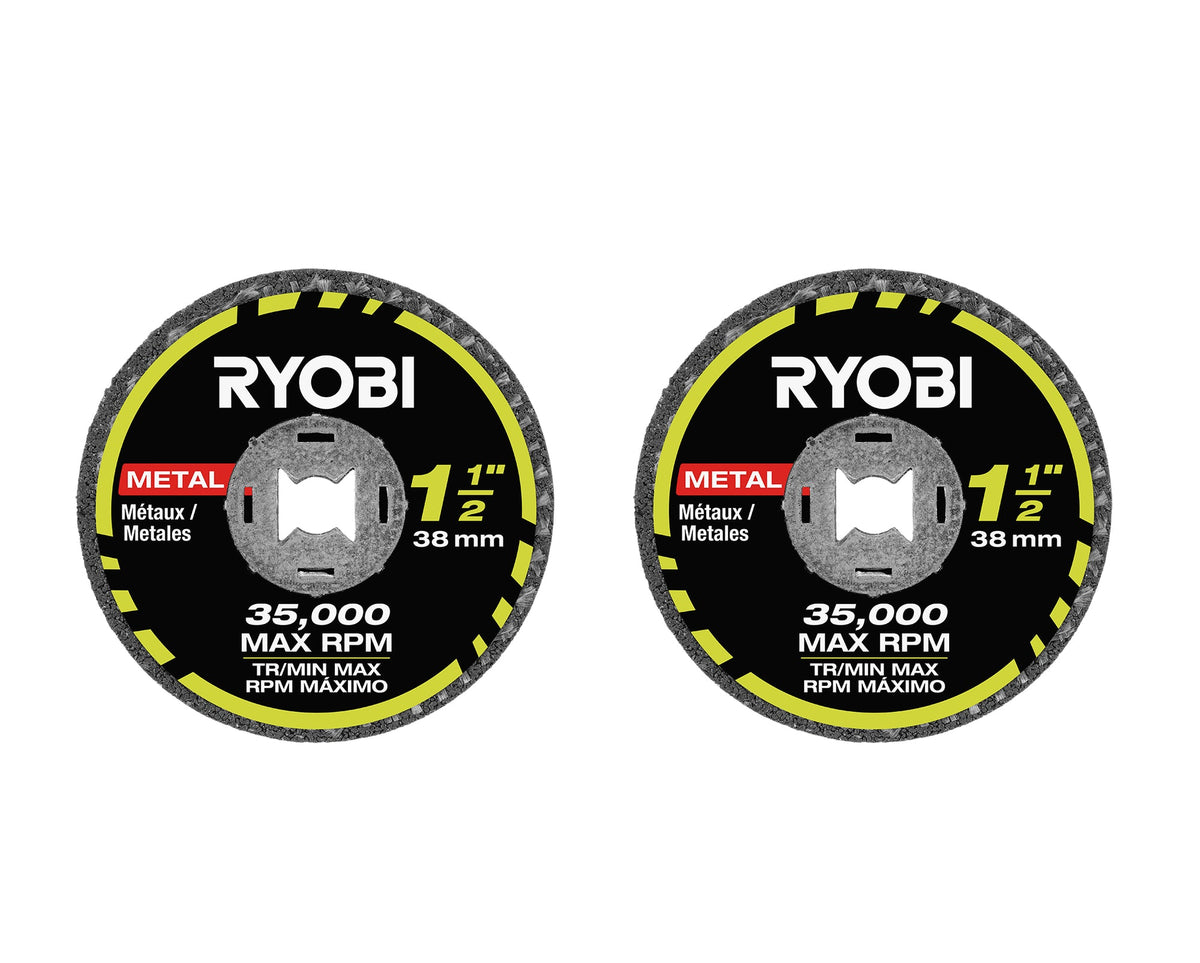 2 PC. 1-1/2″ METAL GRINDING WHEEL | RYOBI