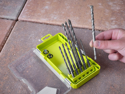 12 PC. MASONRY DRILL BIT SET | RYOBI