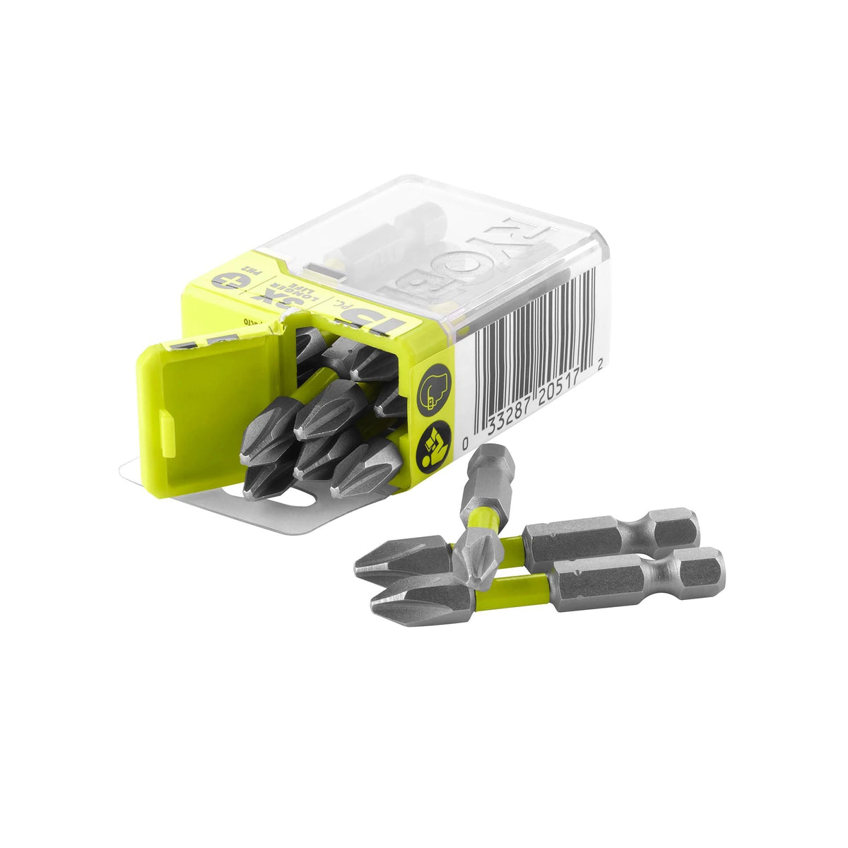 15 PC. 2″ BULK IMPACT DRIVE BIT SET | RYOBI