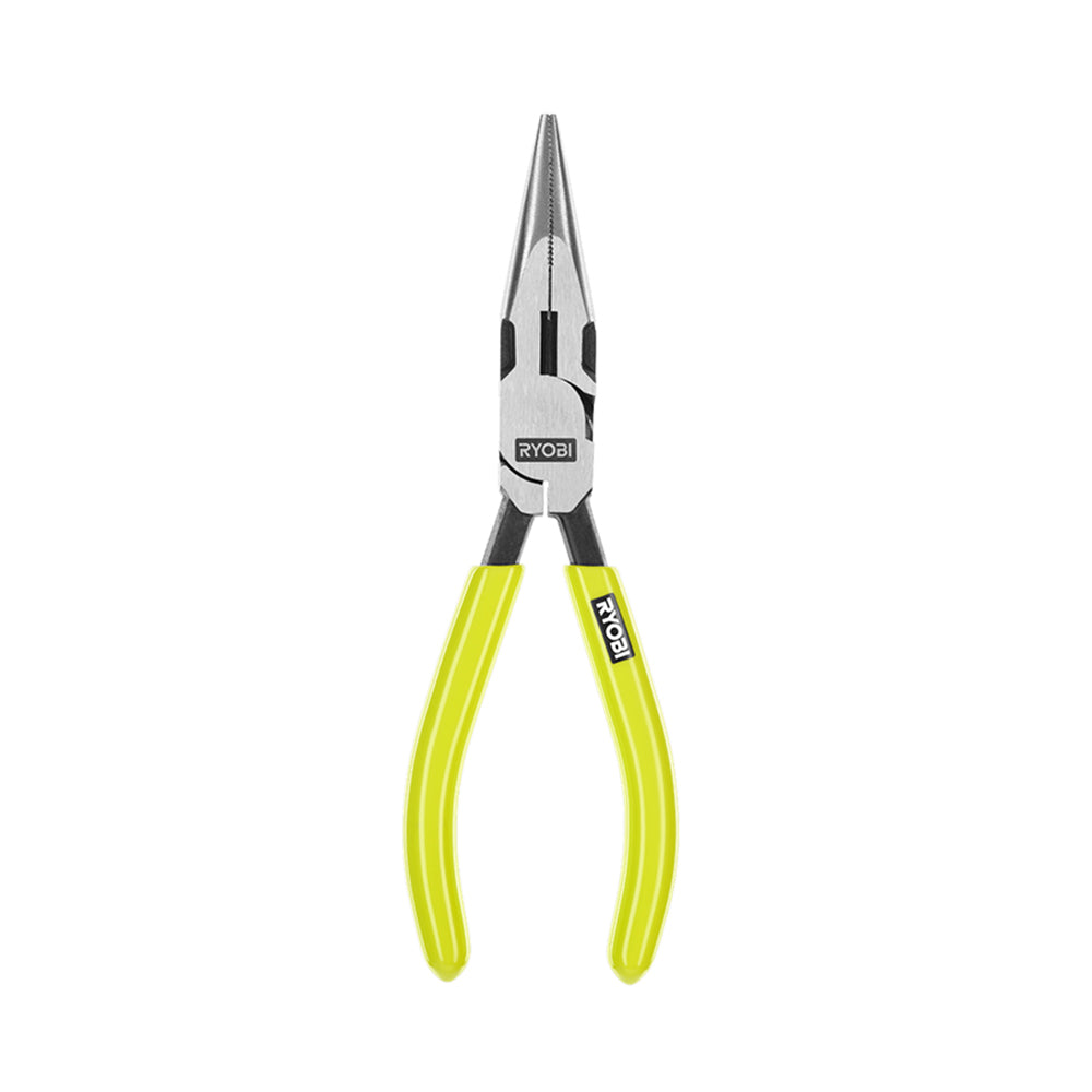 6″ HIGH LEVERAGE LONG NOSE PLIER | RYOBI