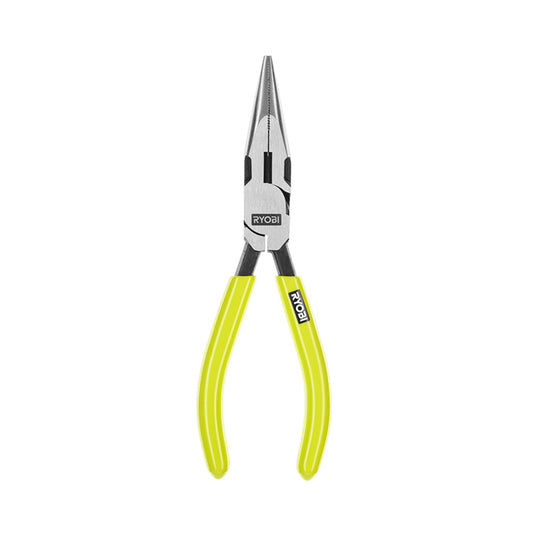 6″ HIGH LEVERAGE LONG NOSE PLIER | RYOBI