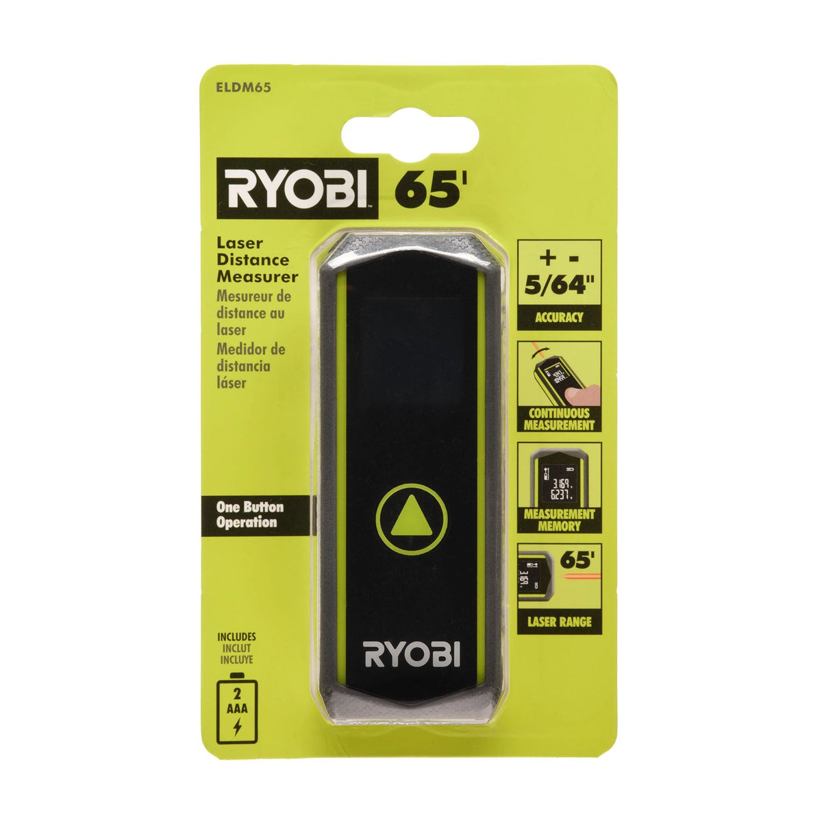 65′ LASER DISTANCE MEASURER | RYOBI