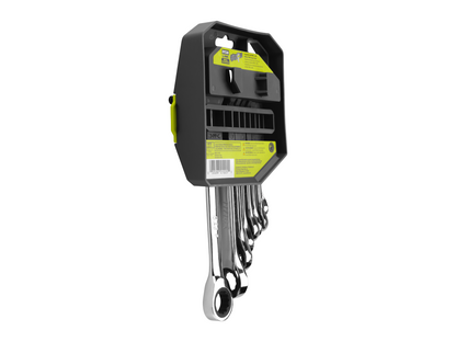 8 PC. SAE RATCHETING COMBINATION WRENCH SET | RYOBI
