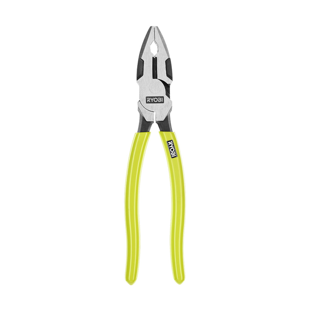 8″ HIGH LEVERAGE LINESMAN PLIER | RYOBI