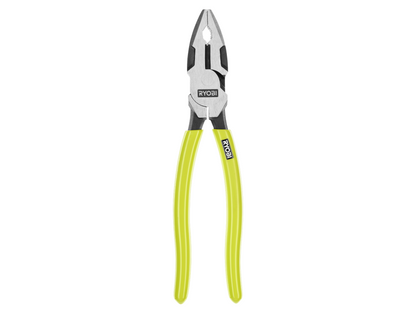 8″ HIGH LEVERAGE LINESMAN PLIER | RYOBI