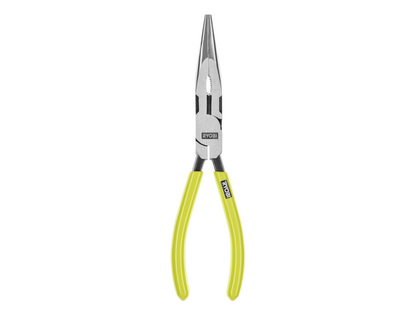 8″ HIGH LEVERAGE LONG NOSE PLIER | RYOBI
