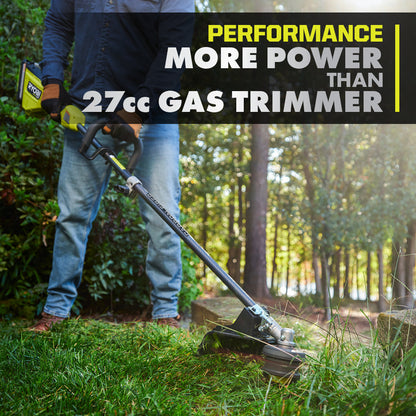 40V HP BRUSHLESS 16″ ATTACHMENT CAPABLE STRING TRIMMER | RYOBI