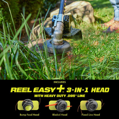 40V HP BRUSHLESS 16″ ATTACHMENT CAPABLE STRING TRIMMER | RYOBI