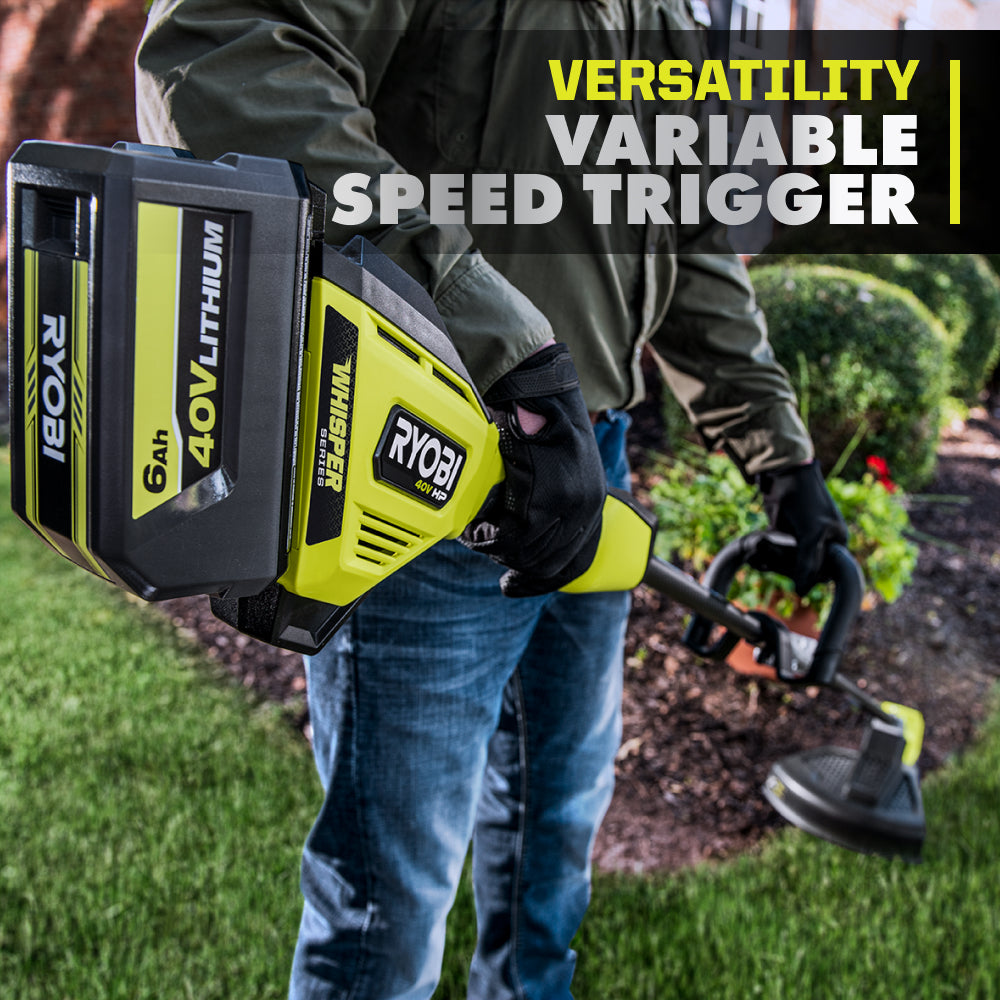40V HP BRUSHLESS 17?? STRING TRIMMER KIT | RYOBI