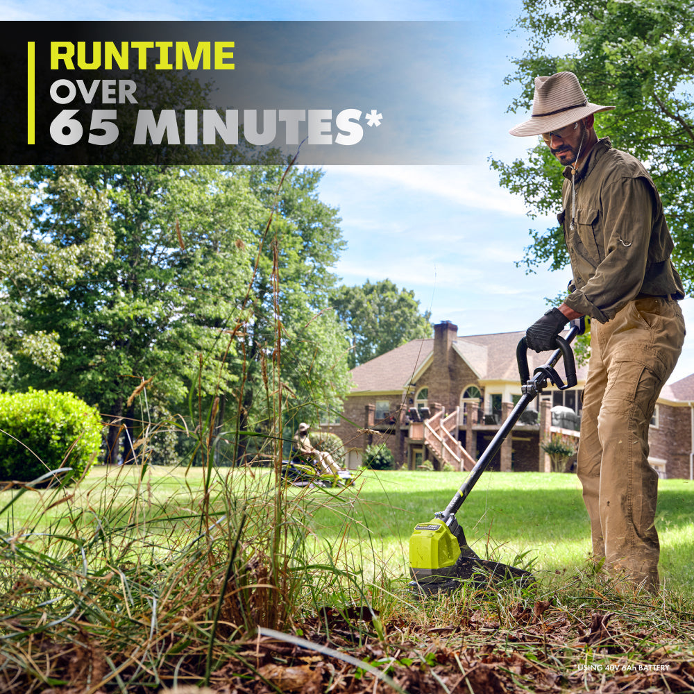 40V HP BRUSHLESS 17?? STRING TRIMMER KIT | RYOBI