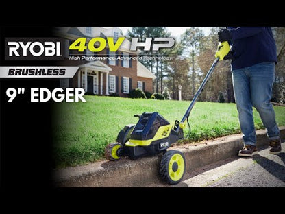 40V HP BRUSHLESS 9″ EDGER KIT | RYOBI