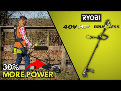 40V HP BRUSHLESS BRUSH CUTTER/STRING TRIMMER | RYOBI