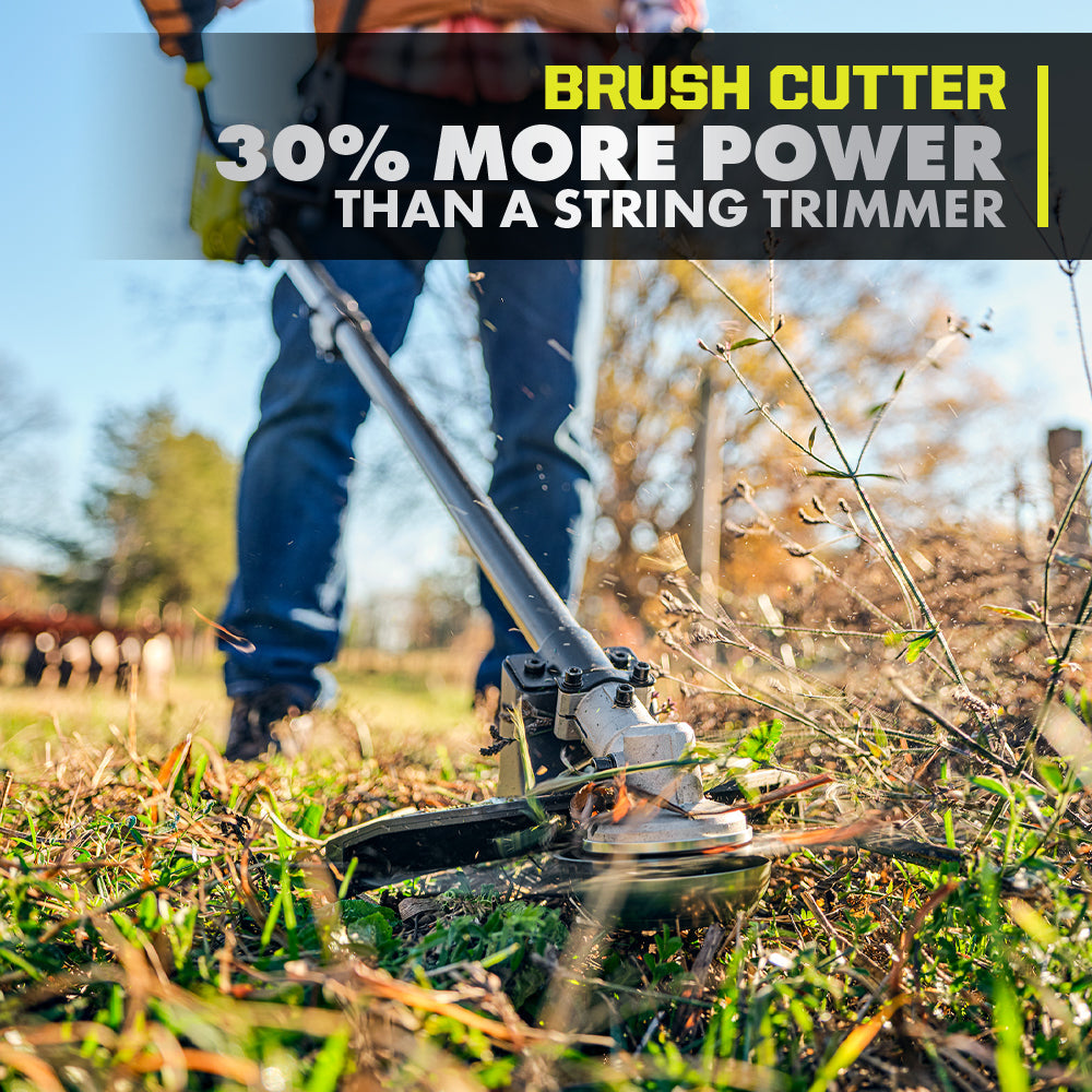 40V HP BRUSHLESS BRUSH CUTTER/STRING TRIMMER | RYOBI