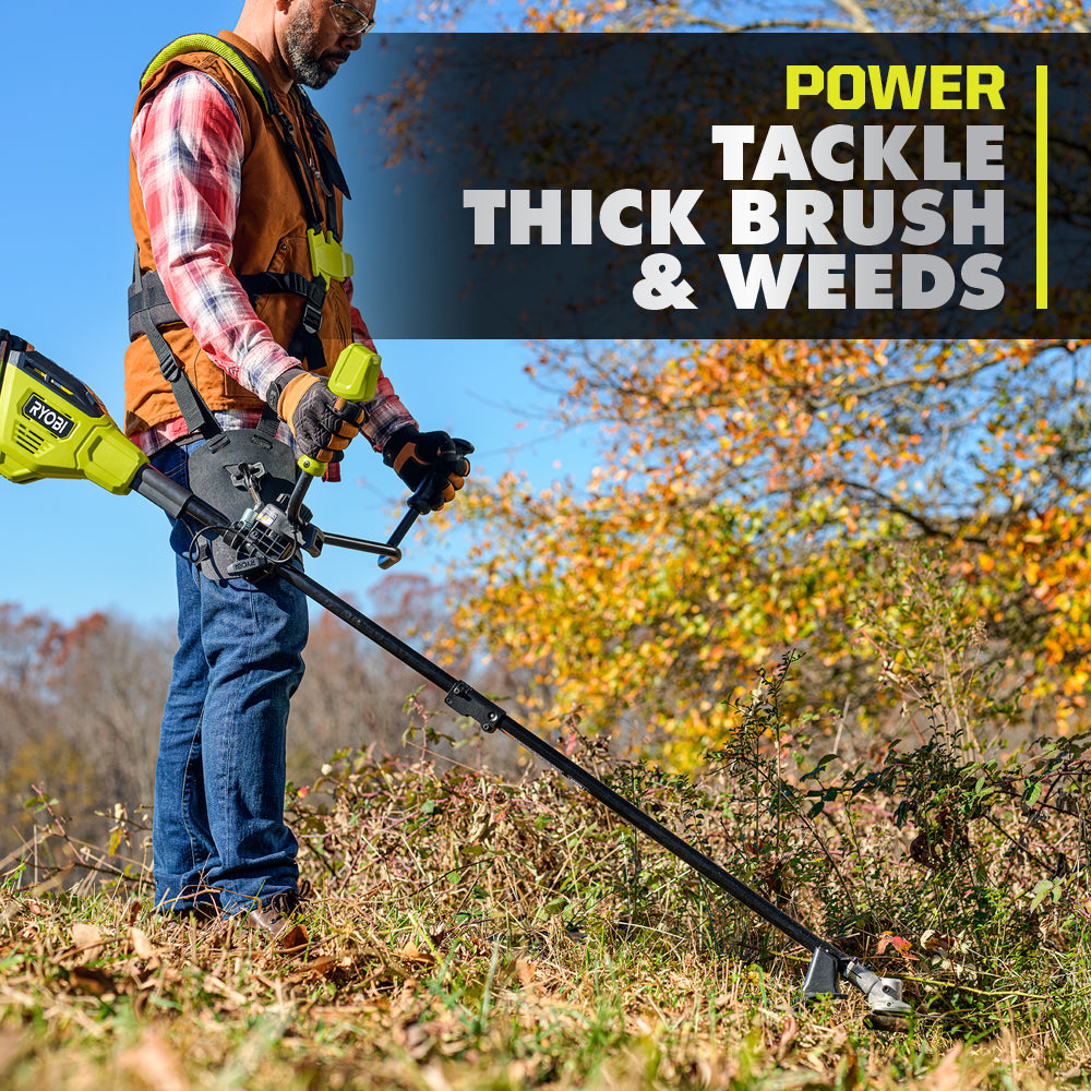 40V HP BRUSHLESS BRUSH CUTTER/STRING TRIMMER | RYOBI