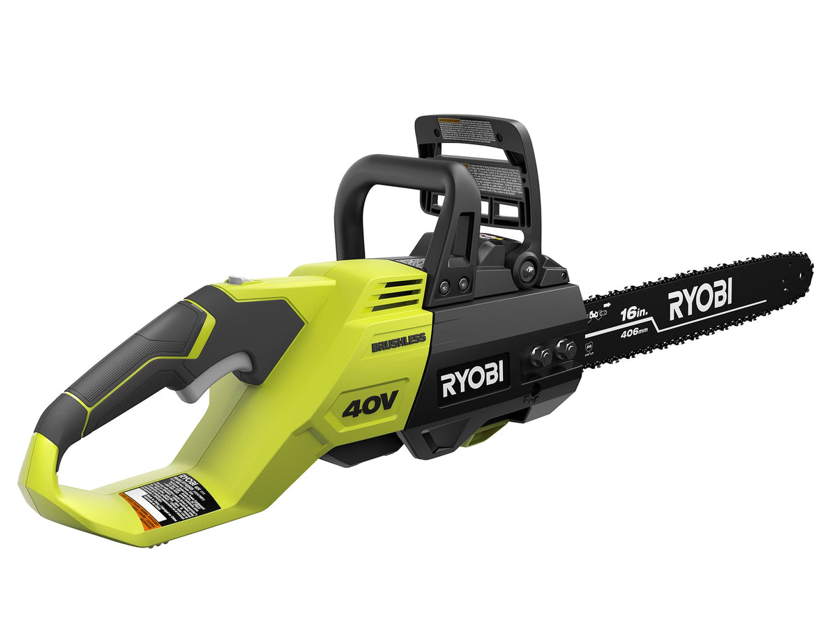 40V BRUSHLESS 16″ CHAINSAW KIT | RYOBI