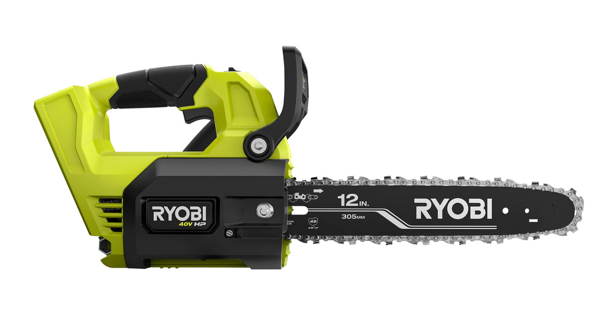 40V HP BRUSHLESS 12″ TOP HANDLE CHAINSAW | RYOBI