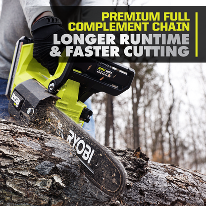 40V HP BRUSHLESS 12″ TOP HANDLE CHAINSAW | RYOBI