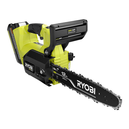 40V HP BRUSHLESS 12″ TOP HANDLE CHAINSAW KIT | RYOBI