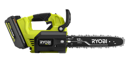 40V HP BRUSHLESS 12″ TOP HANDLE CHAINSAW KIT | RYOBI