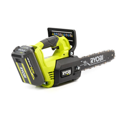 40V HP BRUSHLESS 12″ TOP HANDLE CHAINSAW KIT | RYOBI