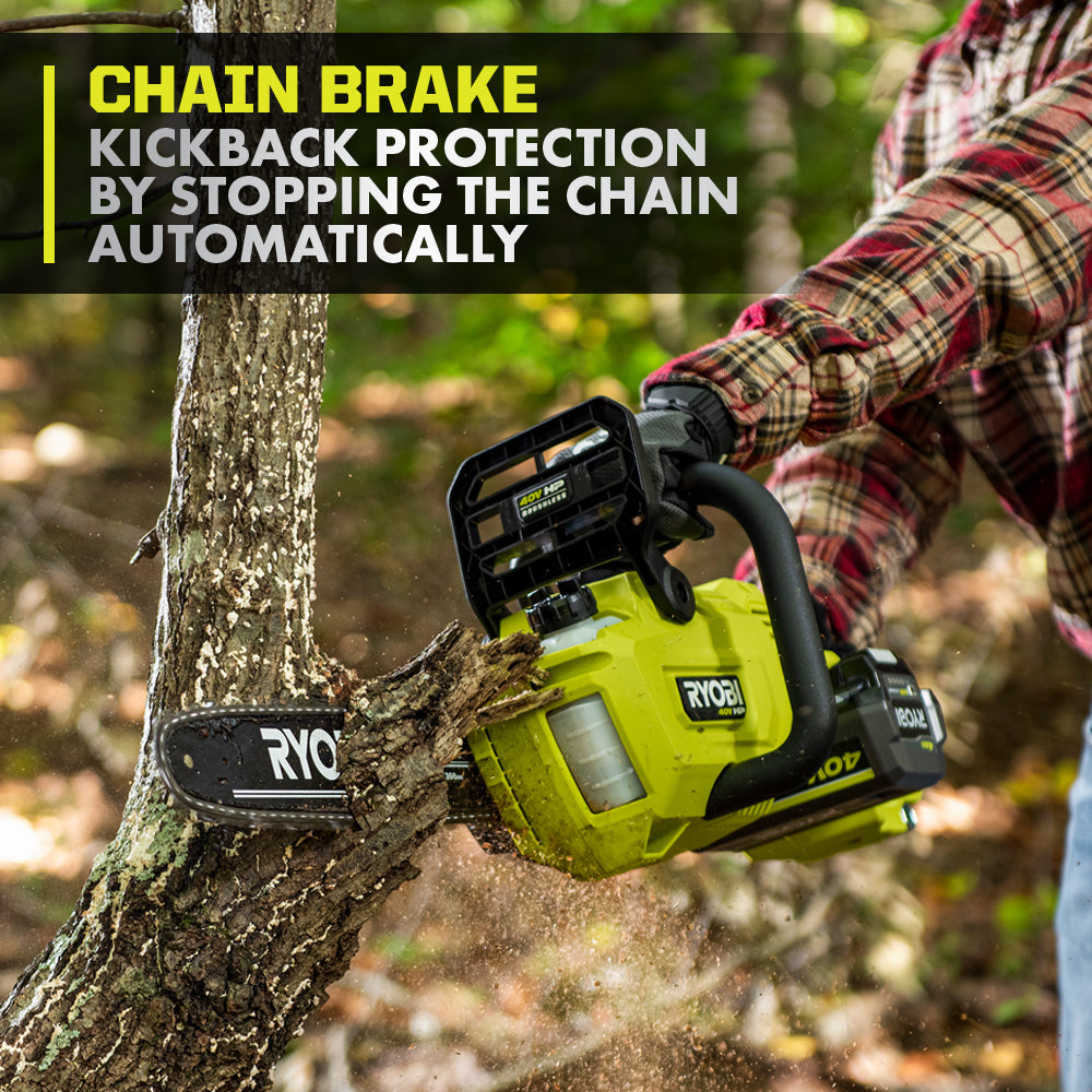 40V HP BRUSHLESS 14″ CHAINSAW | RYOBI