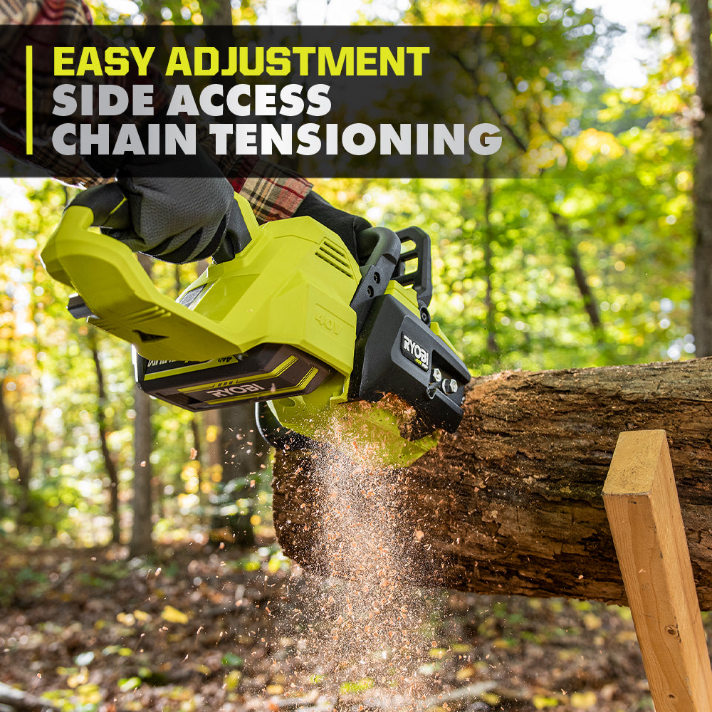 40V HP BRUSHLESS 14″ CHAINSAW | RYOBI