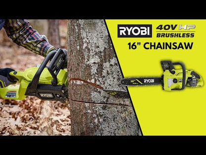 40V HP BRUSHLESS 16″ CHAINSAW | RYOBI