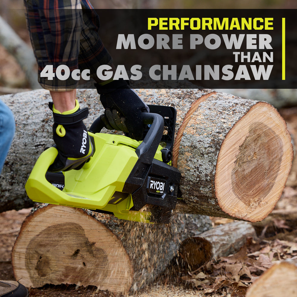 40V HP BRUSHLESS 16″ CHAINSAW | RYOBI