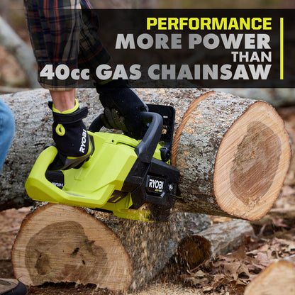 40V HP BRUSHLESS 16″ CHAINSAW | RYOBI