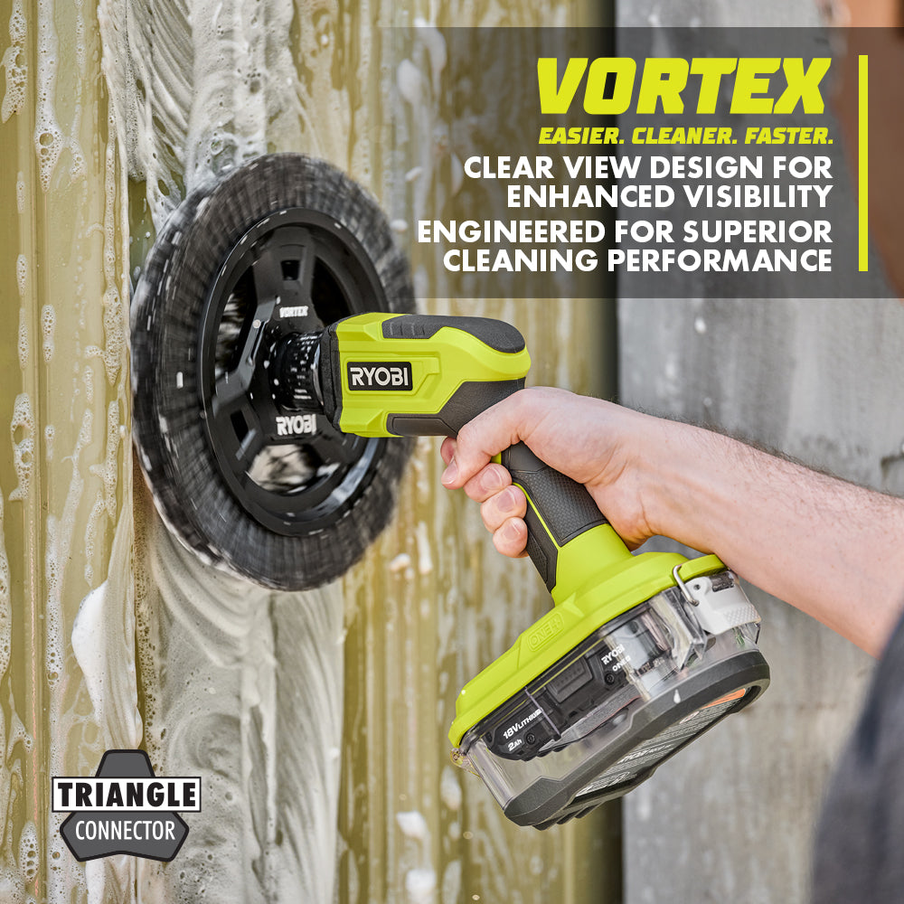 9″ VORTEX HARD BRISTLE BRUSH | RYOBI