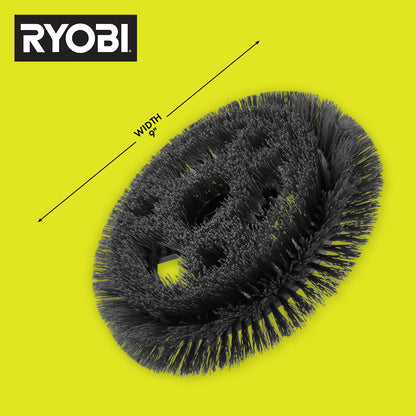9″ VORTEX HARD BRISTLE BRUSH | RYOBI