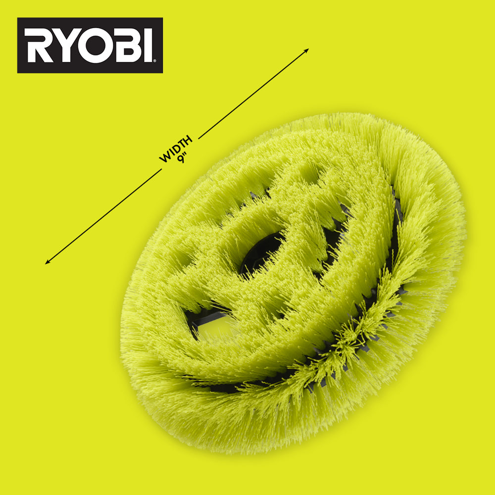 9″ VORTEX MEDIUM BRISTLE BRUSH | RYOBI