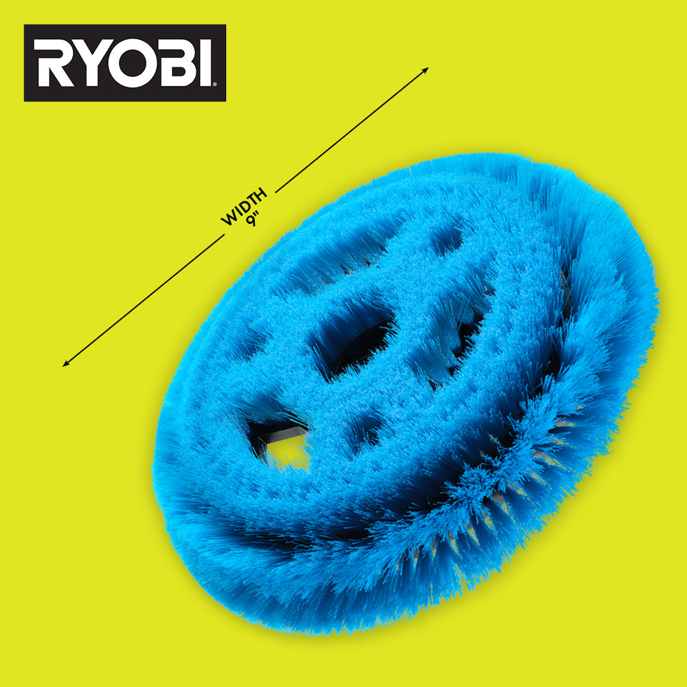 9″ VORTEX SOFT BRISTLE BRUSH | RYOBI