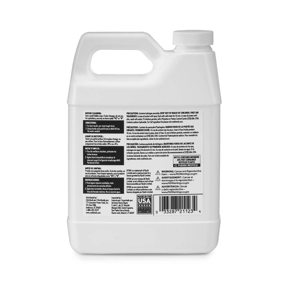 32 OZ. OXY CLEANING SOLUTION | RYOBI