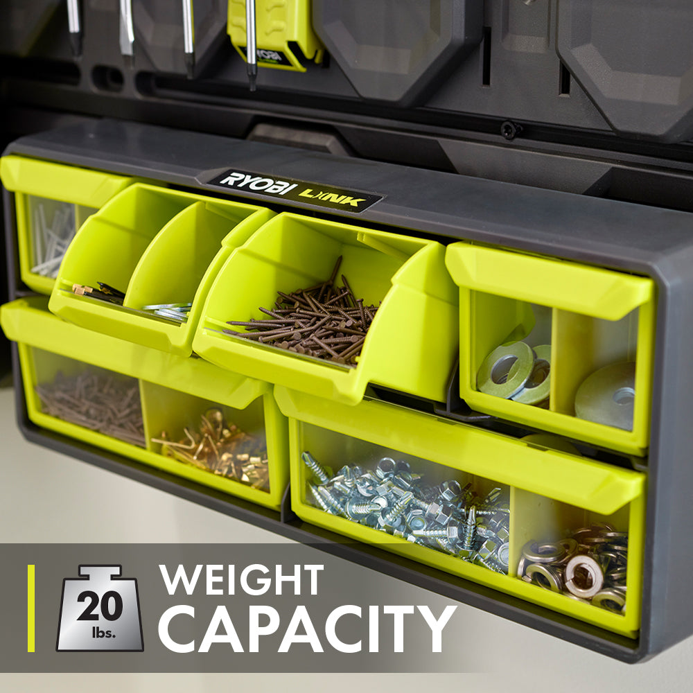 LINK WALL SMALL PARTS ORGANIZER | RYOBI