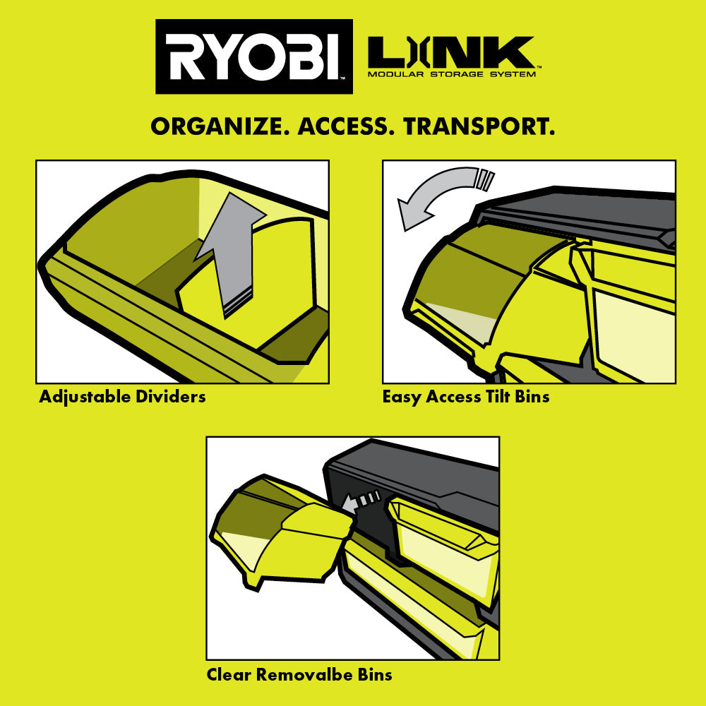 LINK WALL SMALL PARTS ORGANIZER | RYOBI