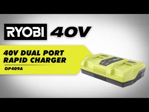 40V DUAL PORT RAPID CHARGER | RYOBI